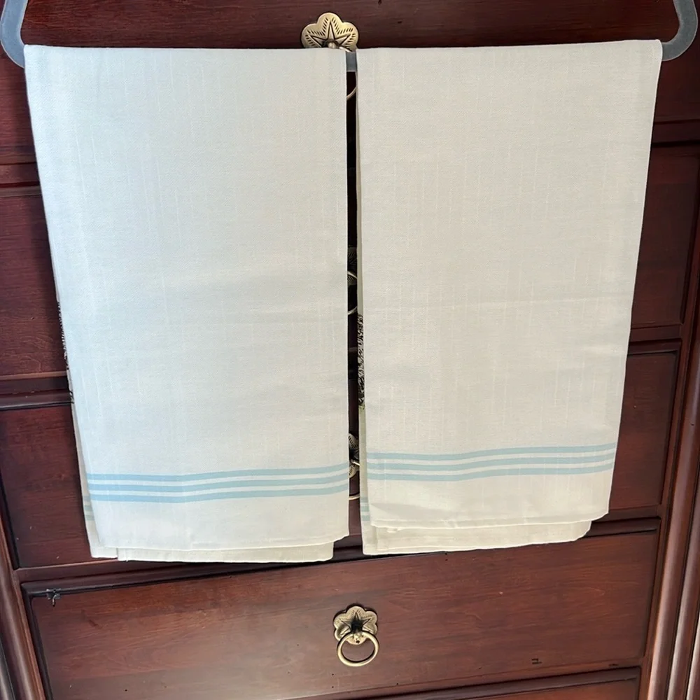 Williams Sonoma Cotton Bunny Tea Towels Set of Two NWOT